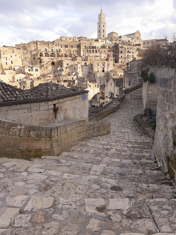 Zovele trappen in Sassi di Matera
