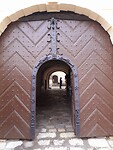 Mooie poort in oude stad
