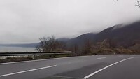 Donau als grens tussen Servië en Roemenië