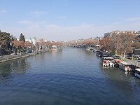 Uitzicht op 'Bridge of Peace'