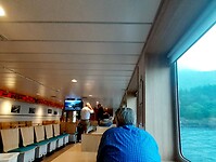Grotere ferry binnenkant