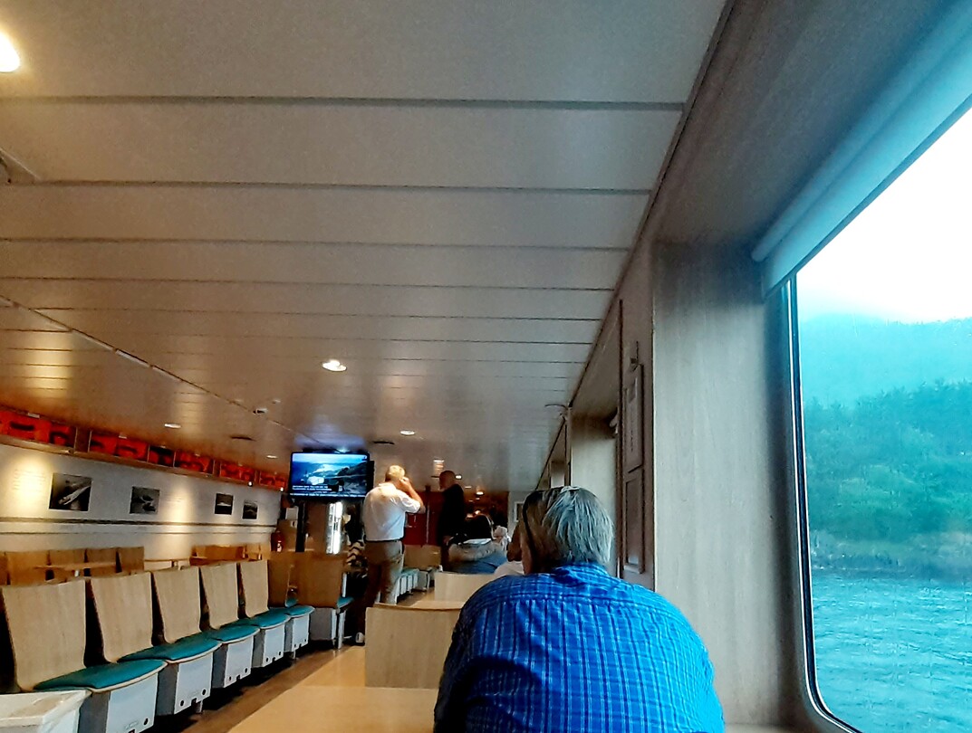 Grotere ferry binnenkant