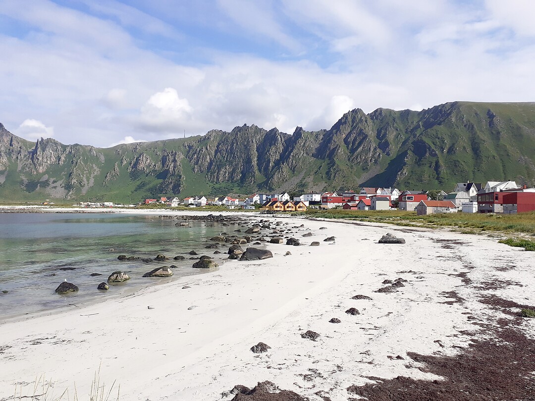 Bleik witte stranden