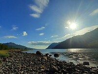 Aan het water Husjordøya