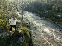 Rivier over rotsen