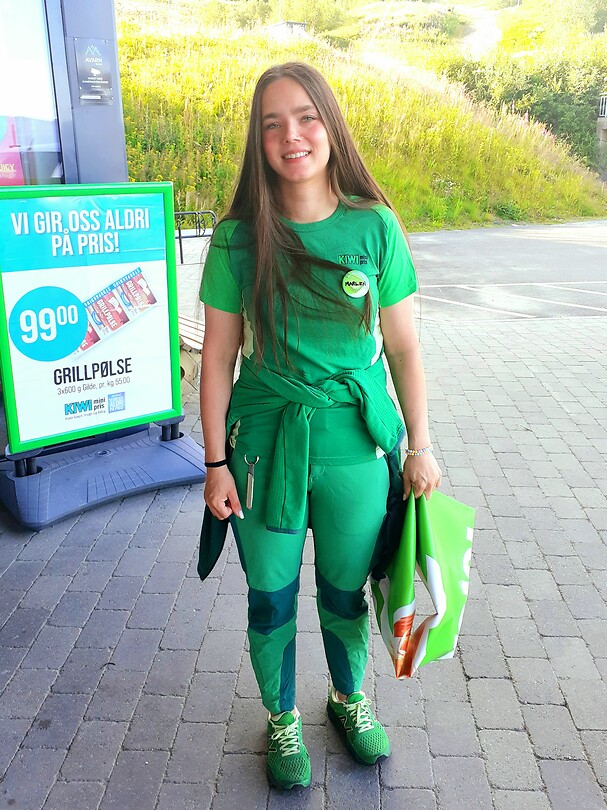 Kiwi-meisje