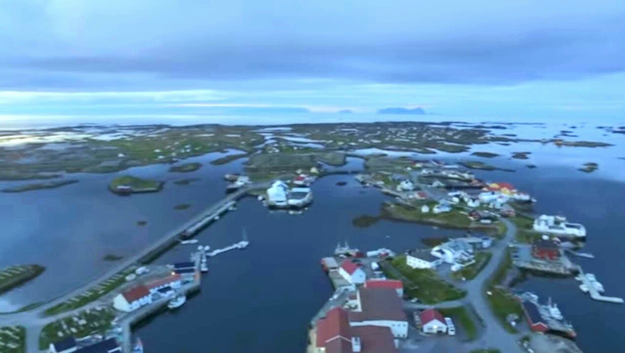 Røst vanuit de lucht