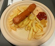 Worst met frietjes