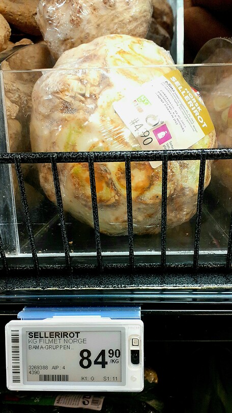Knolselder €8 de kilo