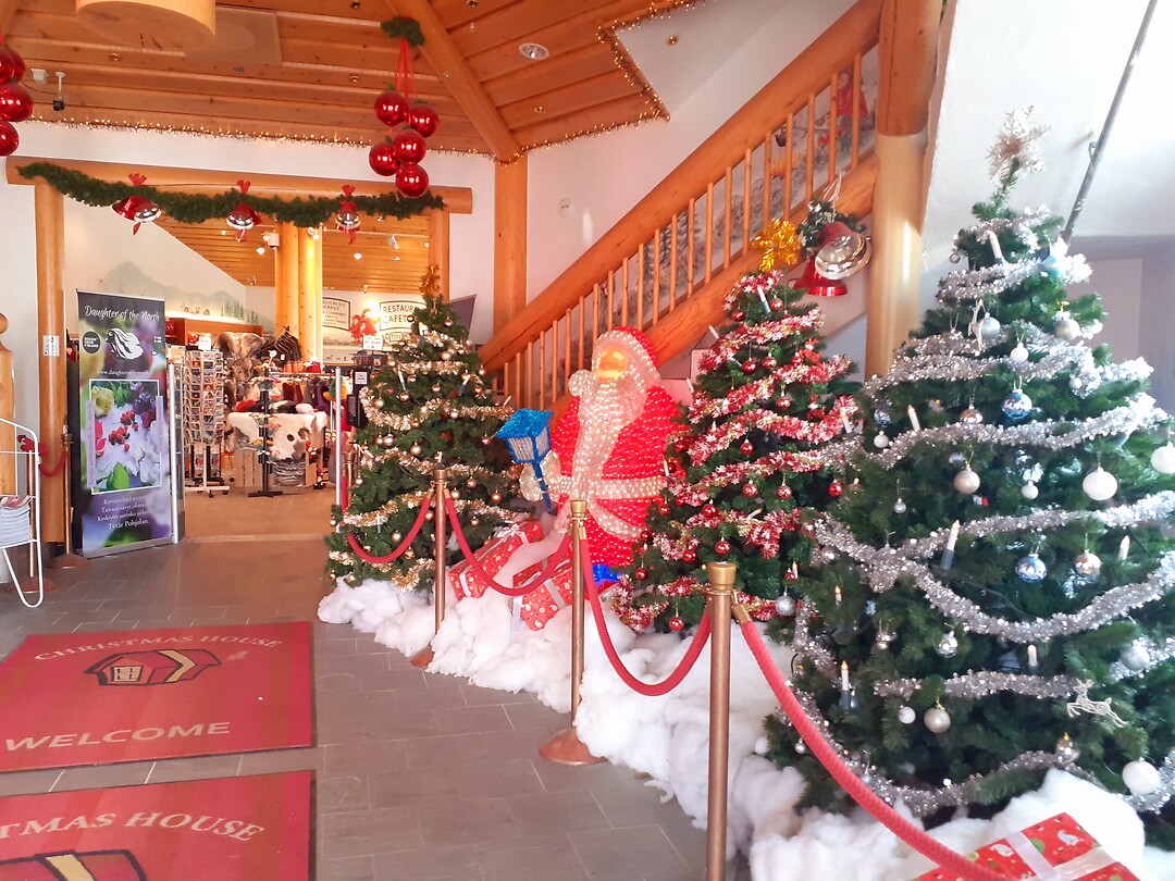 Kerstmis in inkomhal