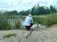 Vissen aan het Kilpiljärvi meer