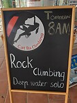 Rock Climbing Deep Solo