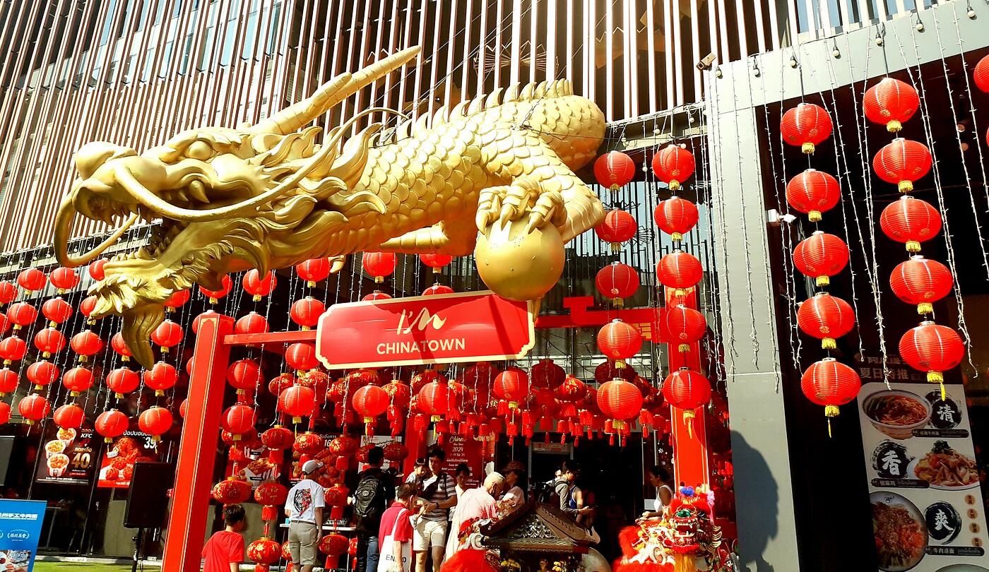 Draak Chinees Nieuwjaar 