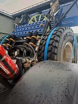 Binnenkant laadruimte Dakar-truck
