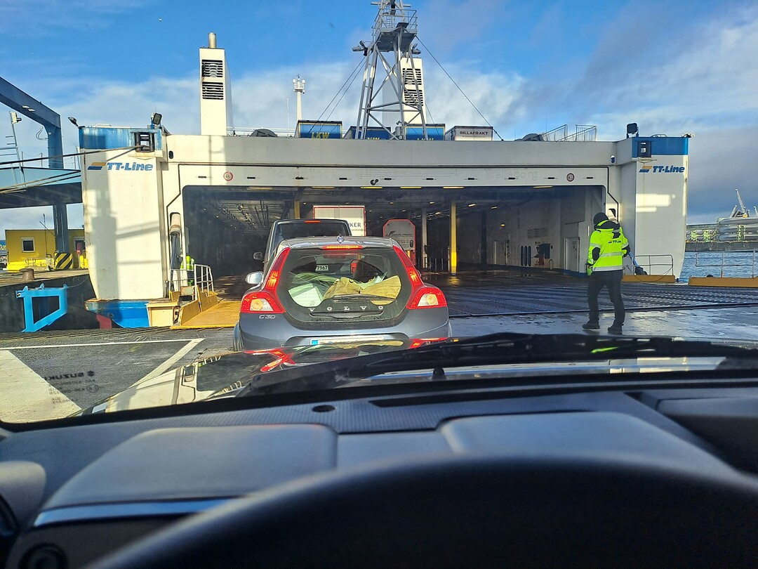 Ferry naar Trelleborg, Zweden