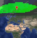 Het noorderlicht boven ons