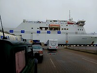 Wachten in de rij voor de oversteek