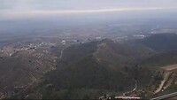 Zicht boven op het klooster van San Salvador