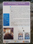Info-bord klooster San Salvador