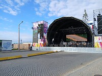 Podium staat klaar voor deze avond