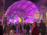 Afwisselende kleurenlichtshows