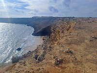 Voor het fort van Sagres
