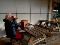 Tafels aan Intermarché, handig om iets te koken