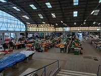 Elke ochtend overdekt markt in Nazaré