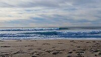 Surfstrand vanop strand gezien