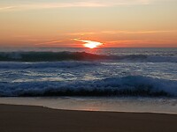Zonsondergang Noord-strand