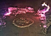 Pizza bakt in oven