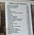 Prijslijst feest São Vicente
