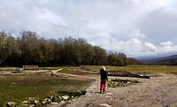 Baden afgelegen in de natuur