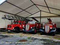Authentieke brandweerwagens van Ourense