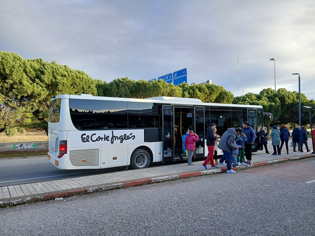 Gratis bus van en naar het centrum