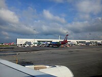 Kleurrijke AirAsia-vlieger