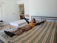 Een zacht bed!! Ik droom!