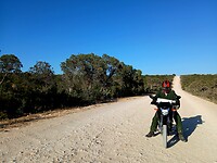Kilometerlange wasbordweg