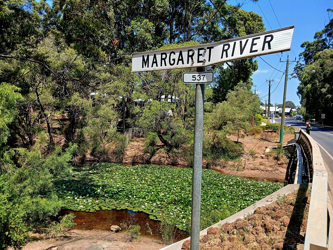 Aankomst Margaret River