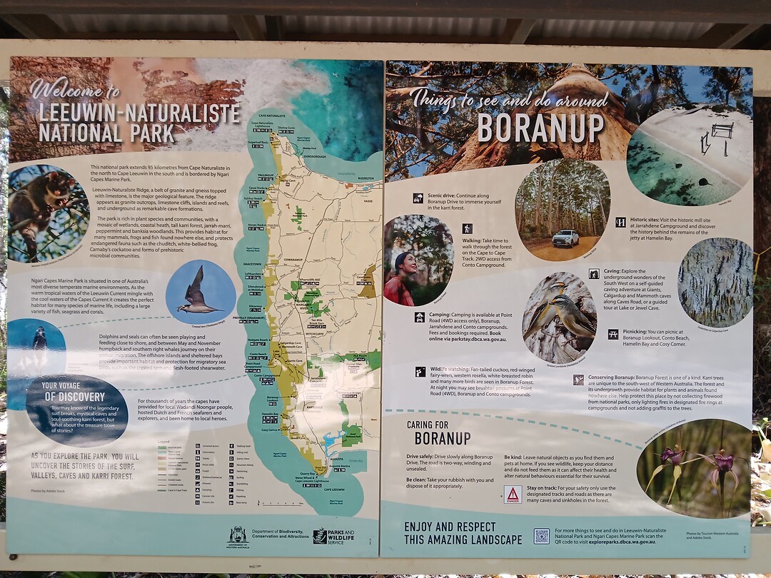 Boranup infobord