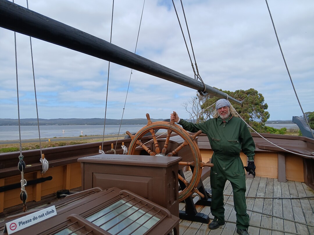 Laurens de piraat op de Brig Amity