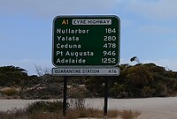 Belangrijk! Het quarantaine station in Zuid-Australië is 476km verder