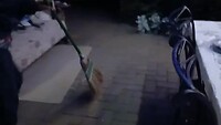 Huntsman wordt verjaagd