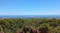 Zicht van boven Mount Lofty Summit