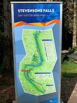Stevensons Falls routekaart