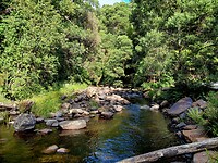 Wandeling langs de rivier