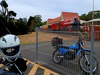 Een Suzuki moto voor het Zweinsteinexpress