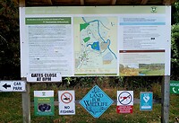 Infobord Tasmanian Arboretum