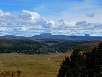 Craddle Mountain in verte