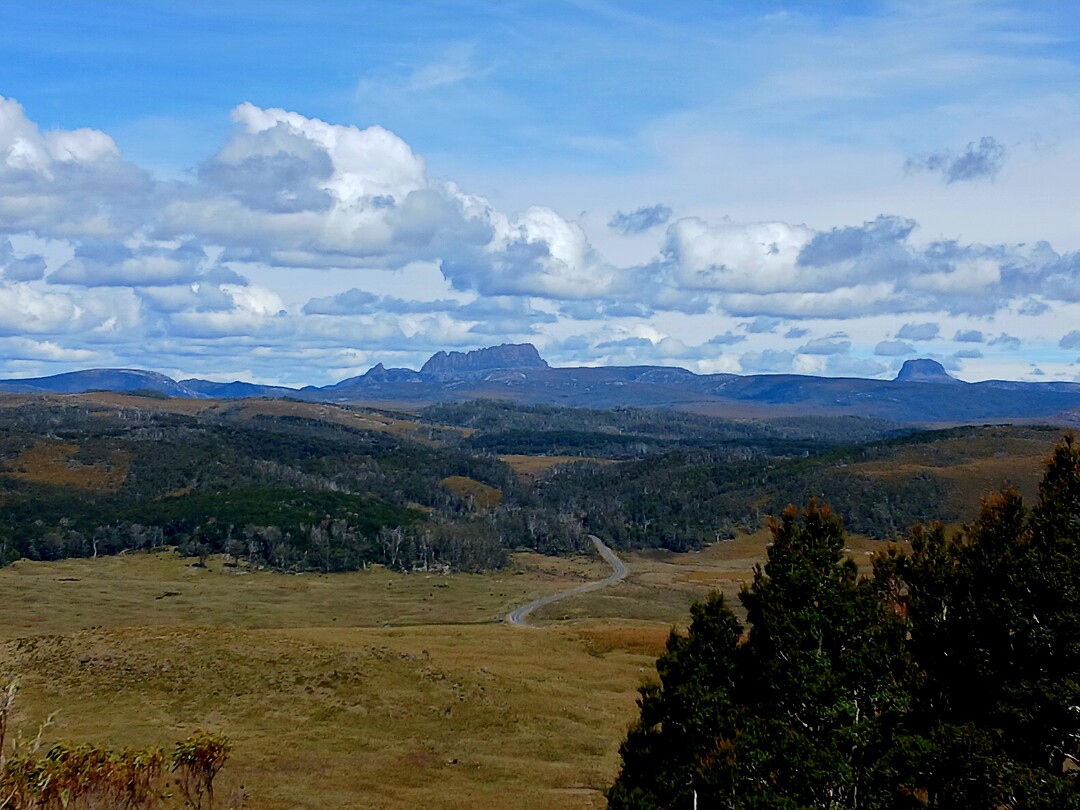 Craddle Mountain in verte